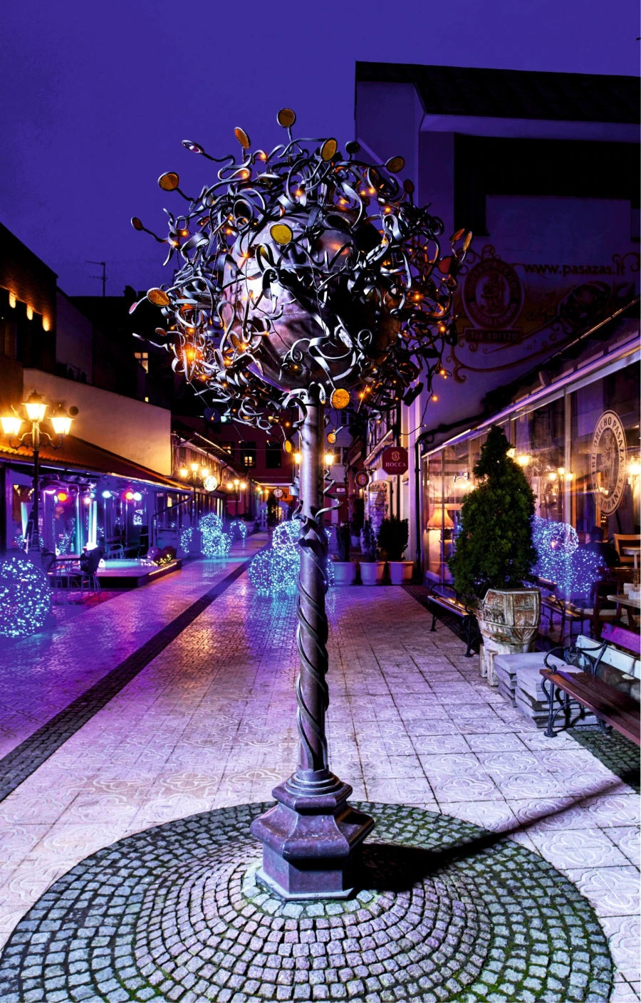 Sculpture “The singing tree”.