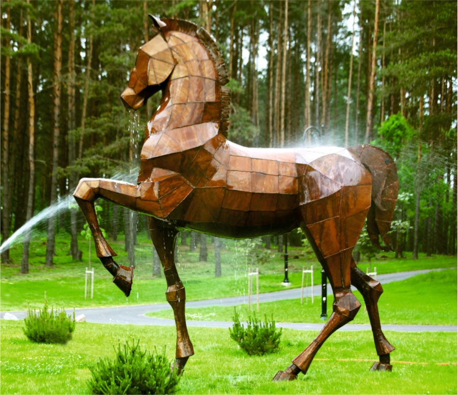 Private residence. Sculpture.