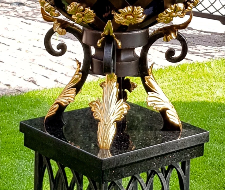 Private residence. Sculpture “Fabergé”.