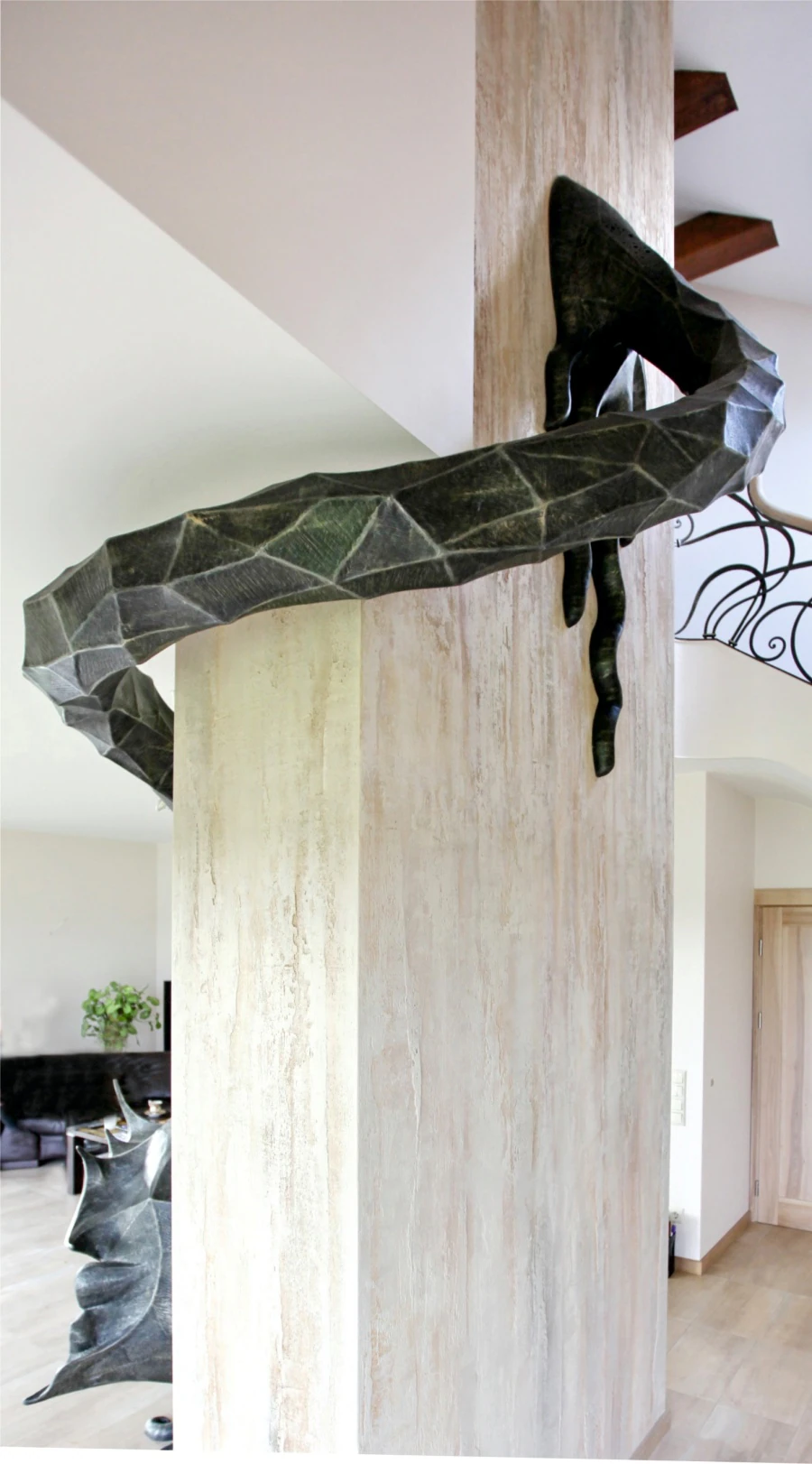 Private residence. Fireplace.
