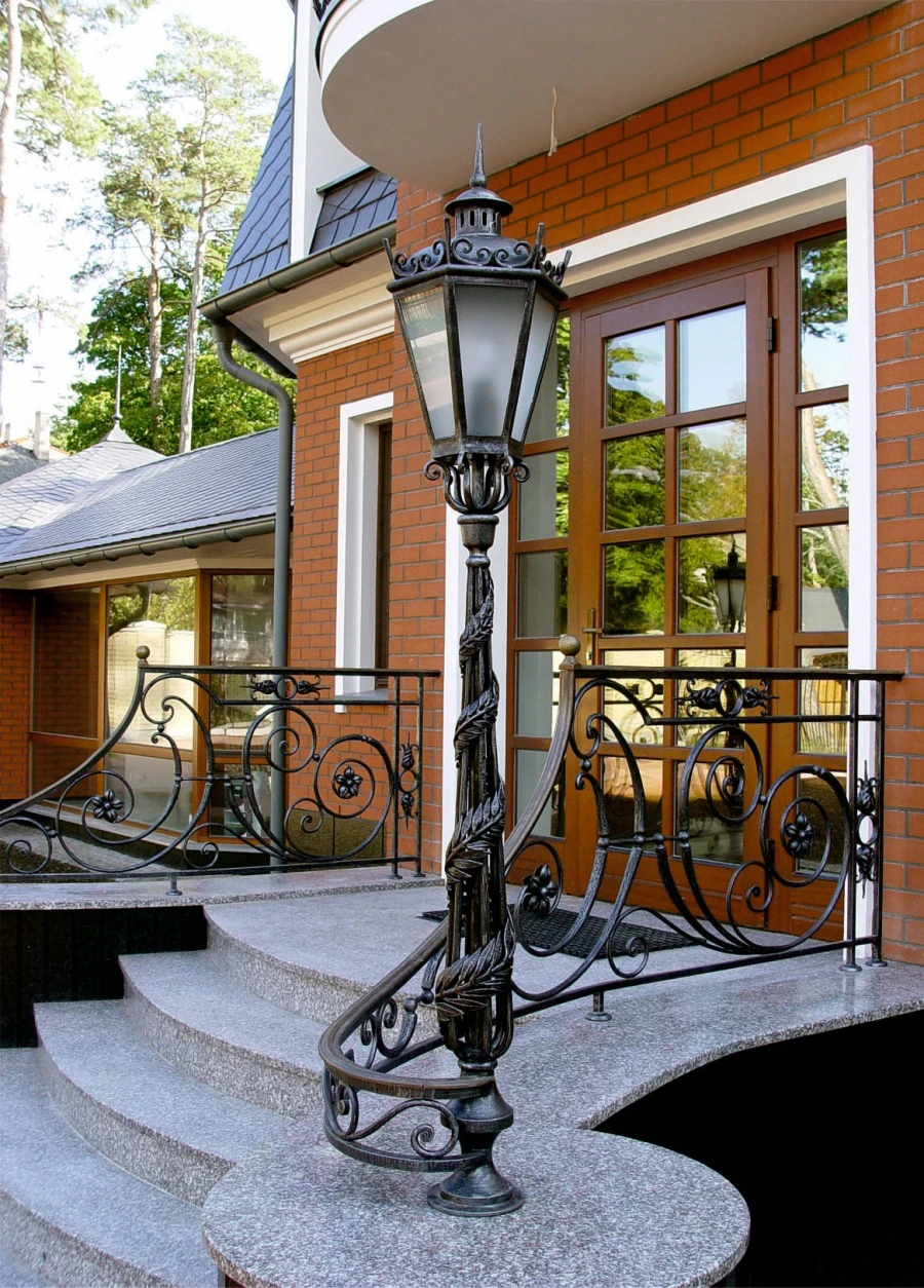 Private residence. Gates, portals, lights.