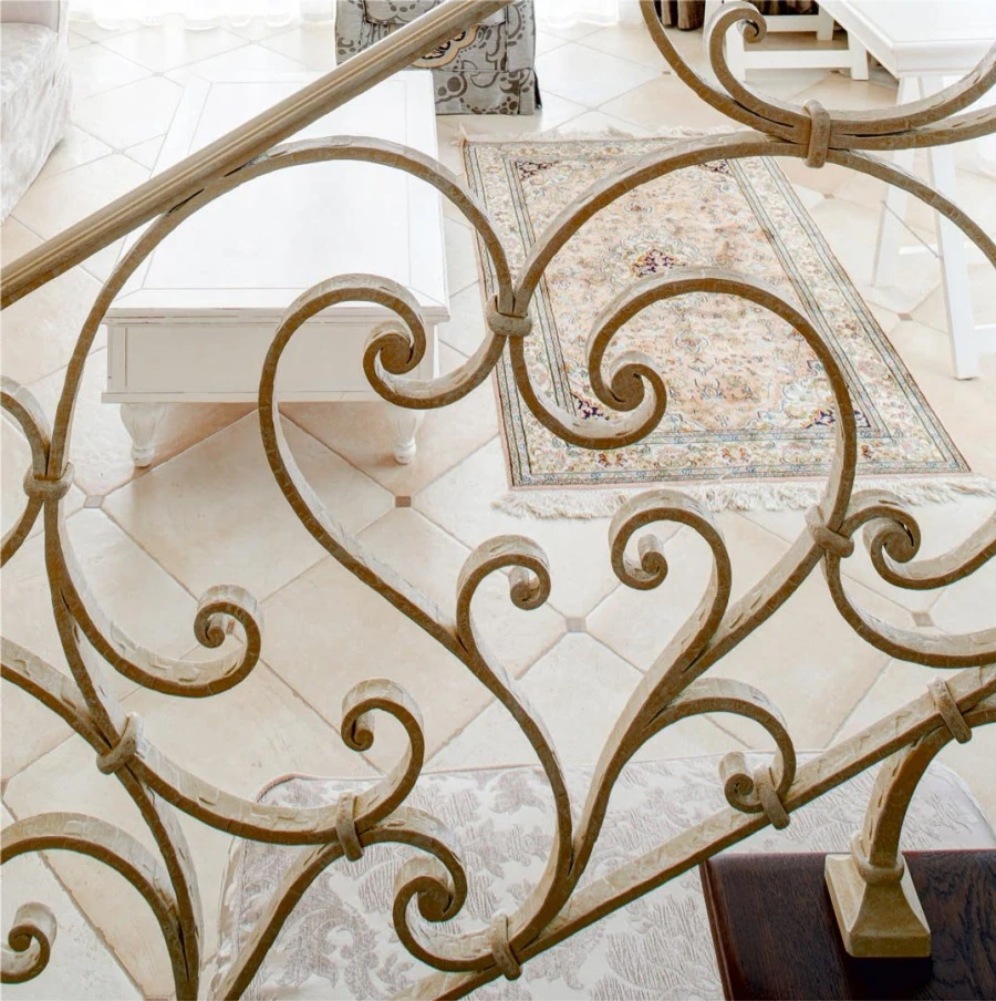 Private residence. Stair railings.