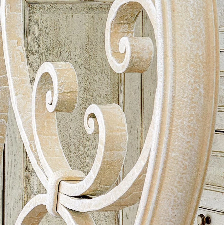 Private residence. Stair railings.