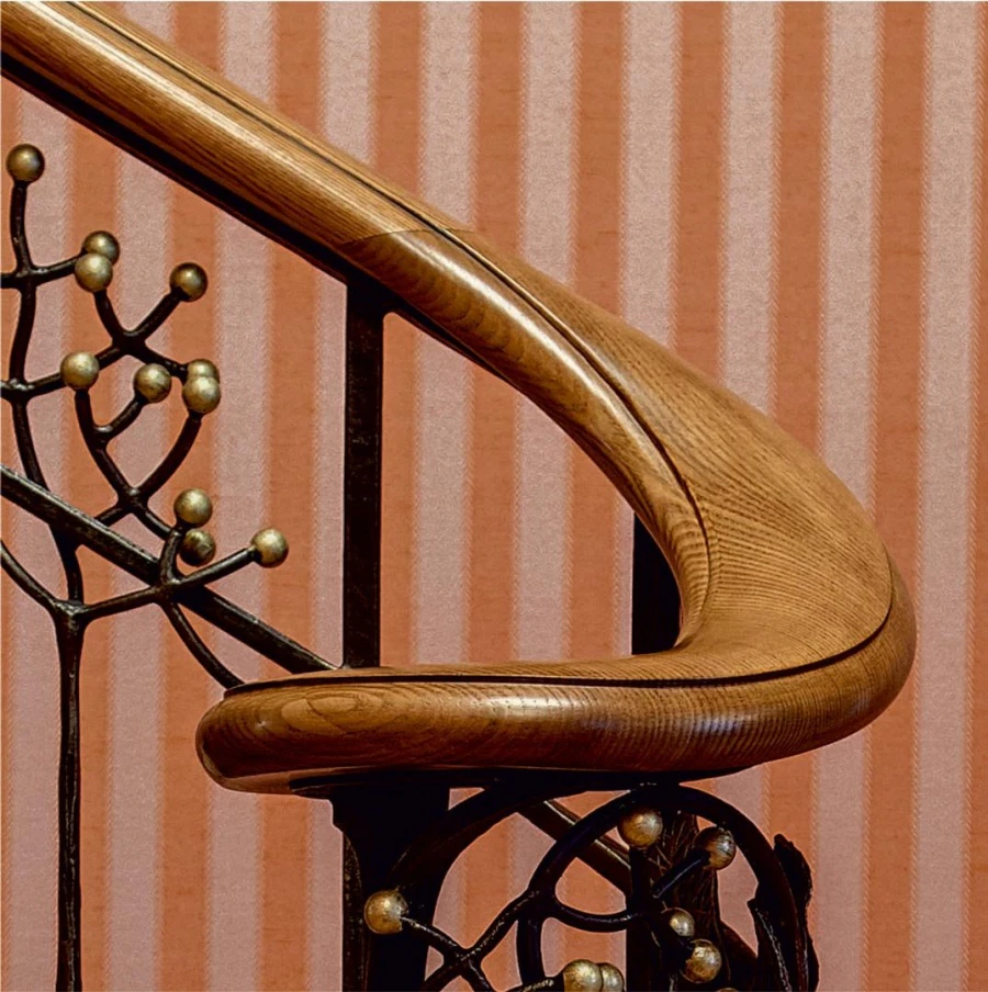 Private residence. Stair railings.