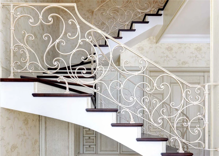 Private residence. Stair railings.
