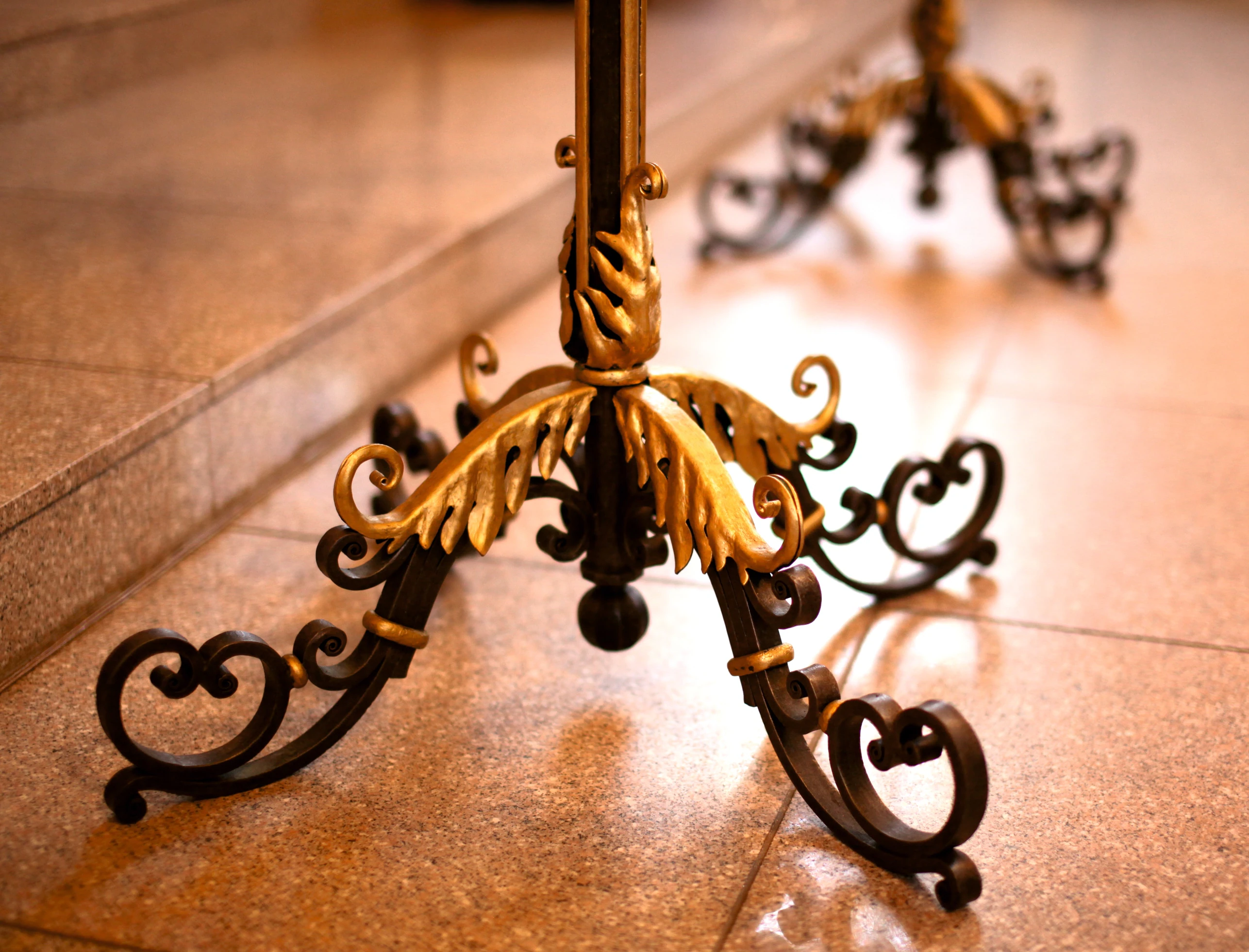 Church. Candleholders.